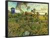 Vincent Van Gogh Tardis at Montmajour-null-Framed Poster