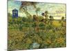 Vincent Van Gogh Tardis at Montmajour-null-Mounted Poster