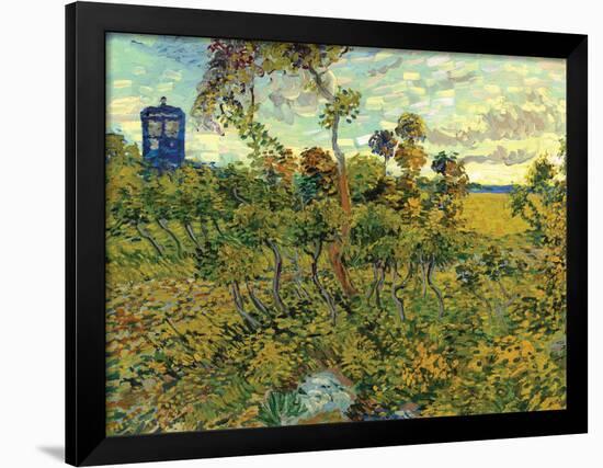 Vincent Van Gogh Tardis at Montmajour-null-Framed Poster