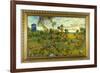 Vincent Van Gogh Tardis at Montmajour-Vincent van Gogh-Framed Art Print