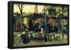 Vincent Van Gogh Terrace of a Cafe on Montmartre La Guinguette Art Print Poster-null-Framed Poster