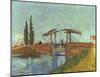 Vincent Van Gogh (The Anglois Bridge at Arles (The drawbridge)) Art Poster Print-null-Mounted Poster