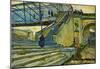 Vincent Van Gogh The Bridge at Trinquetaille Art Print Poster-null-Mounted Poster