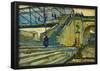 Vincent Van Gogh The Bridge at Trinquetaille Art Print Poster-null-Framed Poster