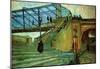 Vincent Van Gogh (The Bridge of Trinquetaille) Art Poster Print-null-Mounted Poster