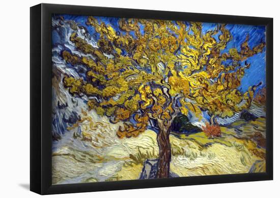 Vincent Van Gogh The Mulberry Tree Art Print Poster-null-Framed Poster