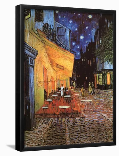 Vincent Van Gogh- The Night Cafe, c. 1888-Vincent van Gogh-Framed Poster