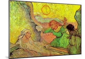 Vincent Van Gogh The Raising of Lazarus after Rembrandt Art Print Poster-null-Mounted Poster