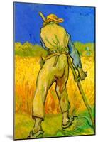 Vincent Van Gogh The Reaper Art Print Poster-null-Mounted Poster
