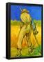 Vincent Van Gogh The Reaper Art Print Poster-null-Framed Poster