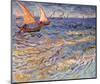 Vincent Van Gogh (The Sea at Saintes-Maries) Art Poster Print-null-Mounted Poster