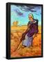 Vincent Van Gogh The Shepherdess after Millet Art Print Poster-null-Framed Poster