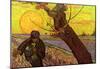 Vincent Van Gogh The Sower Art Print Poster-null-Mounted Poster