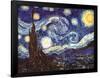 Vincent Van Gogh The Starry Night Art Print Poster-null-Framed Poster