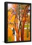 Vincent Van Gogh The Walk in Falling Leaves Art Print Poster-null-Framed Poster