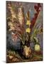 Vincent Van Gogh Vase with Gladioli Art Print Poster-null-Mounted Poster