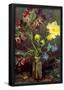 Vincent Van Gogh Vase with Myosotis and Peonies 2 Art Print Poster-null-Framed Poster