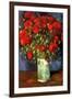 Vincent van Gogh Vase with Red Poppies-Vincent van Gogh-Framed Art Print