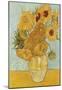 Vincent Van Gogh (Vase with Twelve Sunflowers) Art Poster Print-null-Mounted Poster