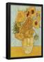 Vincent Van Gogh (Vase with Twelve Sunflowers) Art Poster Print-null-Framed Poster