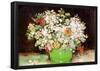Vincent Van Gogh Vase with Zinnias and Other Flowers Art Print Poster-null-Framed Poster