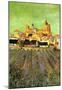 Vincent Van Gogh View of Saintes-Maries Art Print Poster-null-Mounted Poster