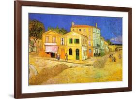 Vincent Van Gogh Vincent's House in Arles The Yellow House-null-Framed Art Print