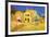 Vincent Van Gogh Vincent's House in Arles The Yellow House-null-Framed Art Print