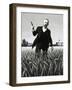 Vincent Van Gogh Walking Through a Wheat Field Towards His Death-null-Framed Giclee Print