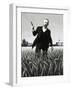 Vincent Van Gogh Walking Through a Wheat Field Towards His Death-null-Framed Giclee Print