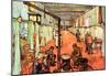 Vincent Van Gogh Ward in the Hospital in Arles Art Print Poster-null-Mounted Poster