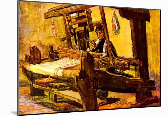 Vincent Van Gogh Weaver 2 Art Print Poster-null-Mounted Poster