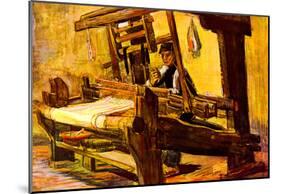 Vincent Van Gogh Weaver 2 Art Print Poster-null-Mounted Poster