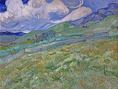 Wheatfield and Mountains, c.1889