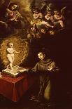 Saint Anthony of Padua and the Infant Christ-Vincente Carducho-Giclee Print
