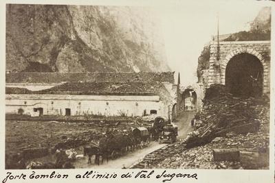 Fort Tombion Entrance to the Valsugana During the First World War