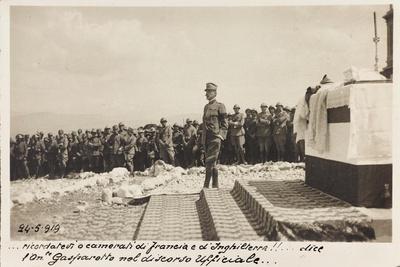 Mr Gasparotto Official Speech During a Celebration at the End of the First World War