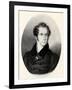 Vincenzo Bellini portrait in Paris-Unknown Artist-Framed Giclee Print