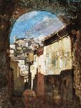 Road in Palestrina-Vincenzo Cabianca-Giclee Print