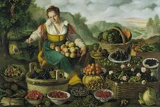 Martha Preparing the Meal for Jesus or Jesus at the House of Martha and Mary-Vincenzo Campi-Giclee Print