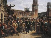 Daniele Manin Demands Austrian Surrender of the Venetian Arsenal, 1848-Vincenzo Coronelli-Giclee Print
