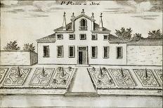 Garden at Villa Nani Mocenigo in Monselice, 1697-Vincenzo Coronelli-Giclee Print