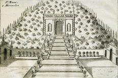 Garden at Villa Nani Mocenigo in Monselice, 1697-Vincenzo Coronelli-Giclee Print