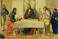 The Supper at Emmaus, 1520-Vincenzo Di Biagio Catena-Framed Giclee Print