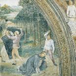 Slaying of Saint Peter, Detail from Stories of Saint Peter Martyr, 1460-Vincenzo Foppa-Giclee Print
