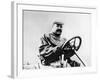 Vincenzo Lancia at the Wheel of a Car-null-Framed Photographic Print