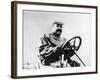 Vincenzo Lancia at the Wheel of a Car-null-Framed Photographic Print