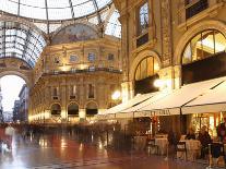 Restaurant, Galleria Vittorio Emanuele, Milan, Lombardy, Italy, Europe-Vincenzo Lombardo-Photographic Print