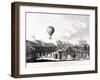 Vincenzo Lunardi's Balloon Ascending from Artillery Ground, City Road, Finsbury, London, 1784-Francis Jukes-Framed Giclee Print