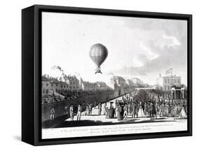 Vincenzo Lunardi's Balloon Ascending from Artillery Ground, City Road, Finsbury, London, 1784-Francis Jukes-Framed Stretched Canvas